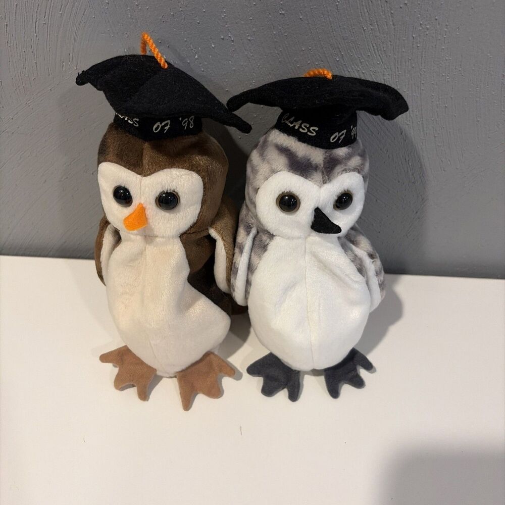 Ty Beanie Baby Owls Wise And Wiser